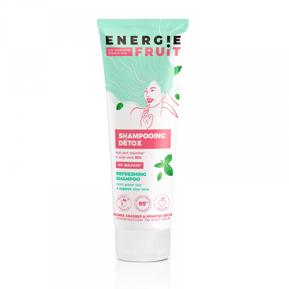 'The Vert Menthe & Aloe Vera Bio - Sans Sulfate' Shampoo - 250 ml