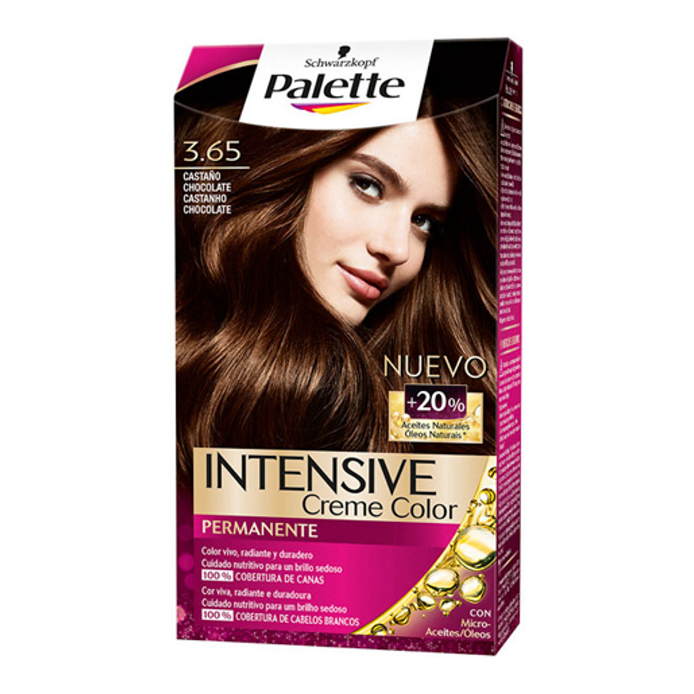 Teinture pour cheveux 'Palette Intensive' - #3.65 Chocolate Brown