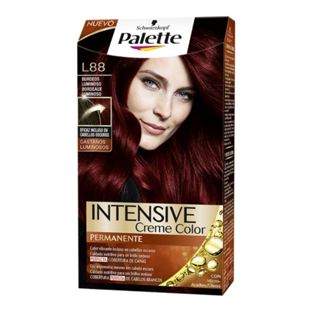 Teinture pour cheveux 'Palette Intensive' - L88 Bright Bordeaux
