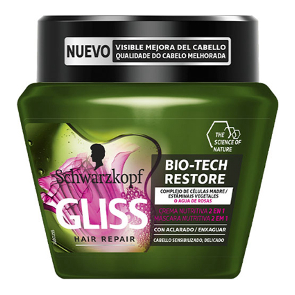 Masque capillaire 'Gliss Bio-Tech Restore' - 300 ml