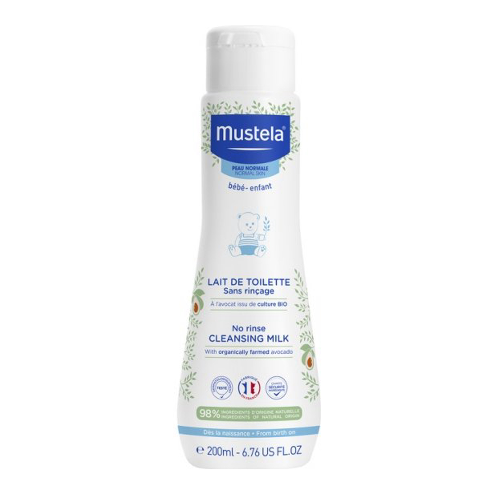 'Lait De Toilette Sans Rincage Bio' Cleansing Milk - 200 ml