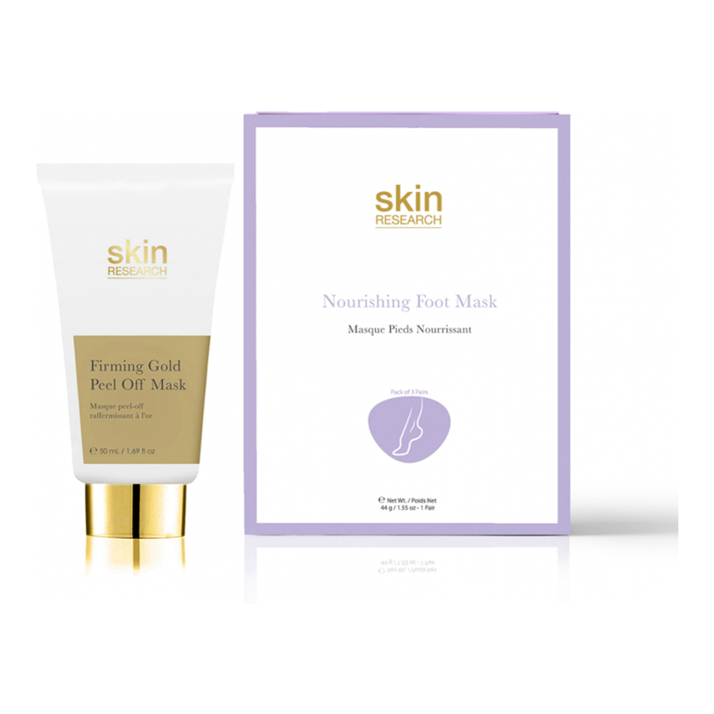 'Regenerating Socks + Firming Gold' Foot Mask, Peel-Off Mask