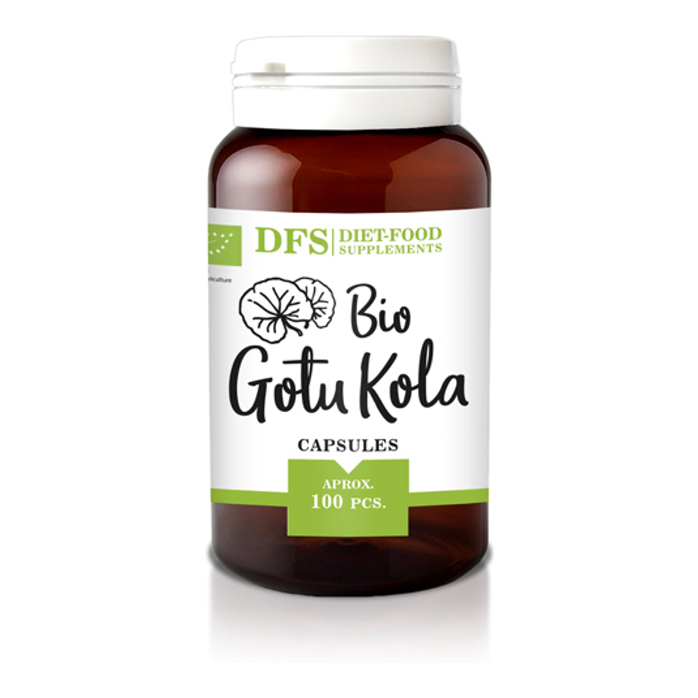 Feuilles de Gotu Kola 'Bio' - 100 Gélules, 35 g