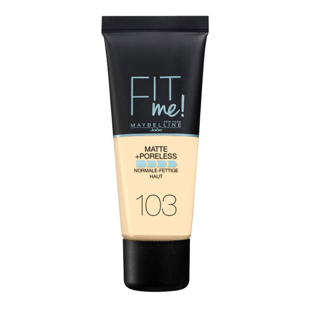 Fond de teint 'Fit Me! Matte+Poreless' - 103 Pure Ivory 30 ml