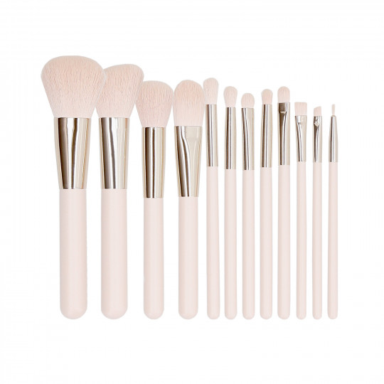 Set de pinceaux de maquillage 'T4B' - 12 Pièces