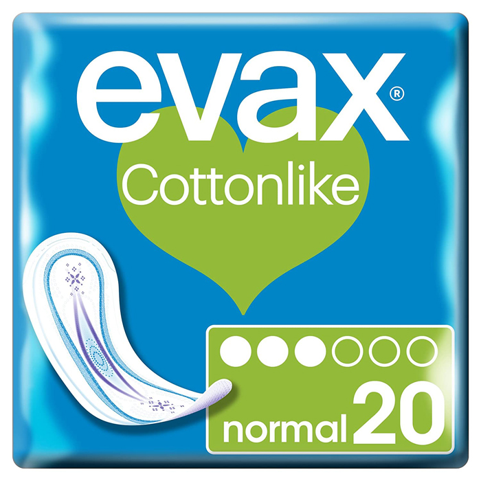 'Cottonlike' Pads with Flaps - Normal 20 Pieces