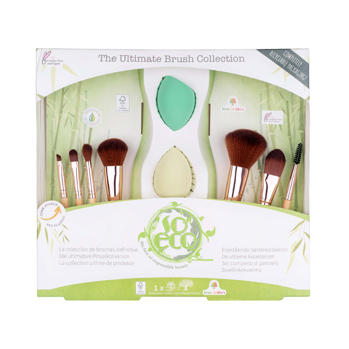 Set de maquillage 'Ultimate Brush & Sponge' - 7 Pièces