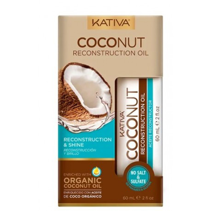 'Coconut Reconstruction & Shine' Hair Oil - 60 ml