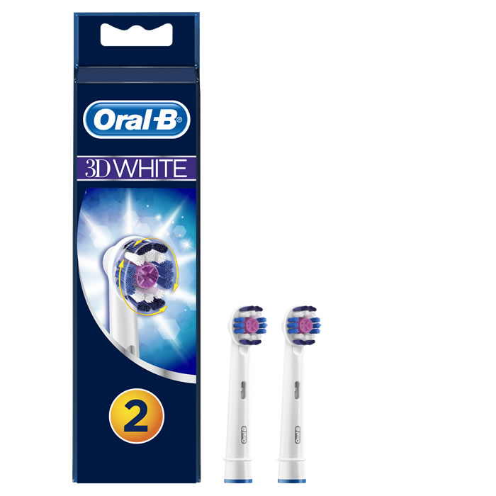 '3D White Pro-Bright' Toothbrush Head - 2 Units