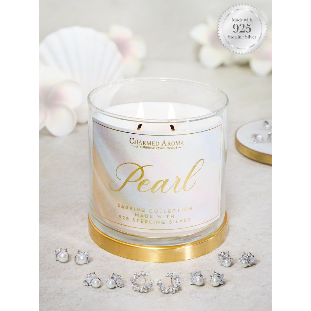 Set de bougies 'Pearl' - Pearl Earring Collection 500 g