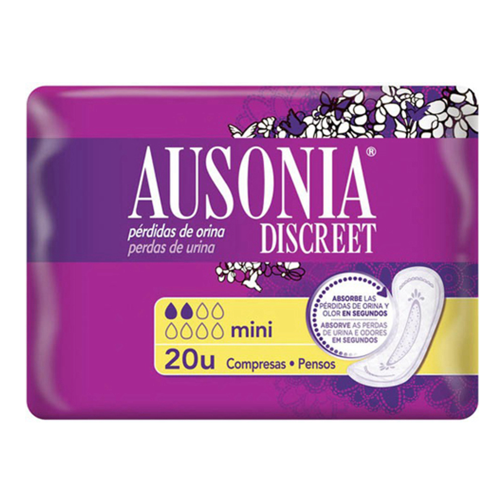 'Discreet' Incontinence Pads - Mini 20 Pieces
