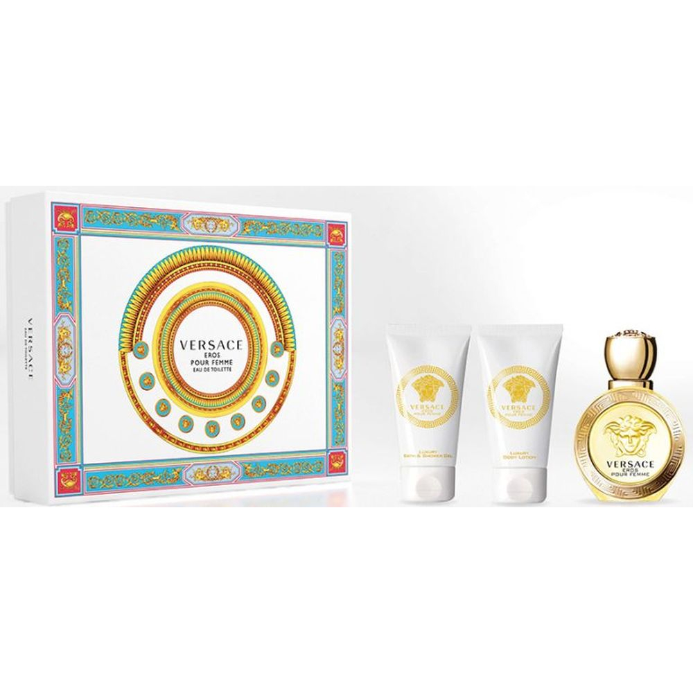 'Eros Pour Femme' Coffret de parfum - 3 Pièces