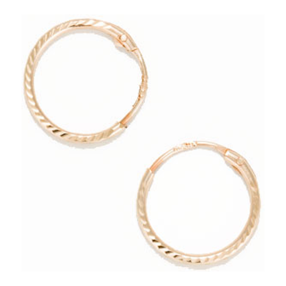 Women's 'Créoles Twistées' Earrings