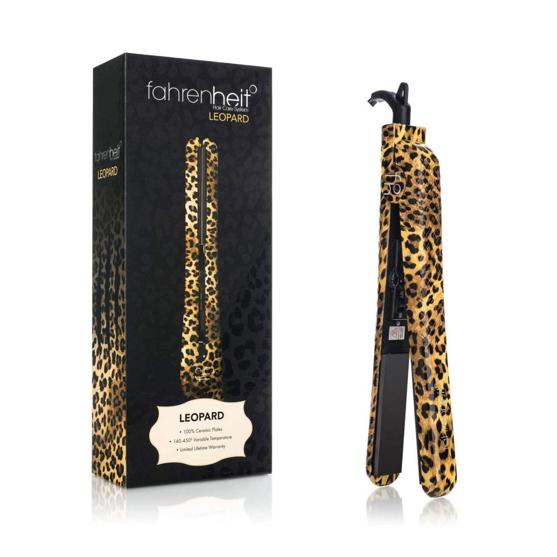 'Animal Print Collection' Haarglätter - Leopard 4 cm