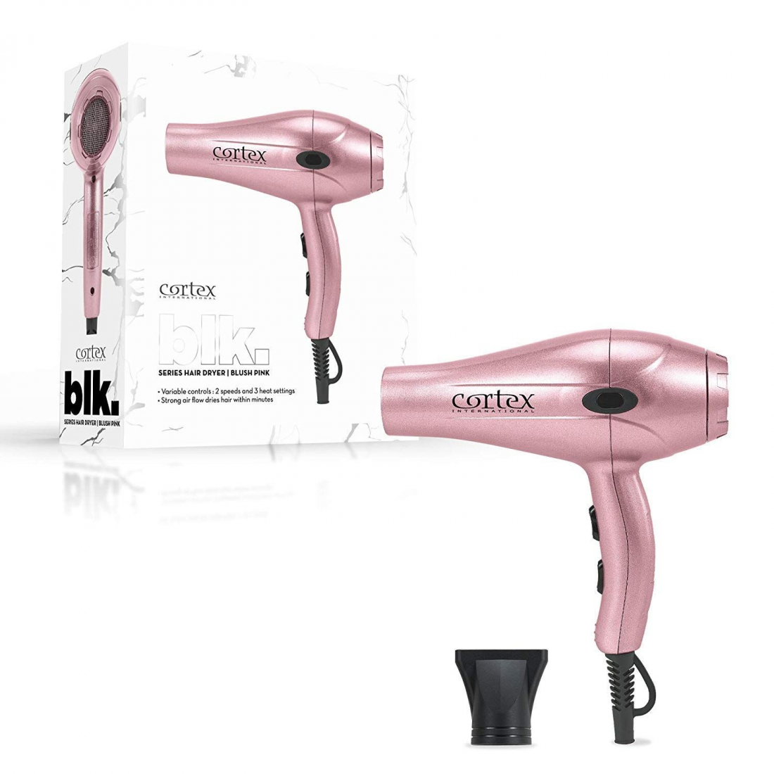 'Black Series' Hair Dryer - Blush Pink