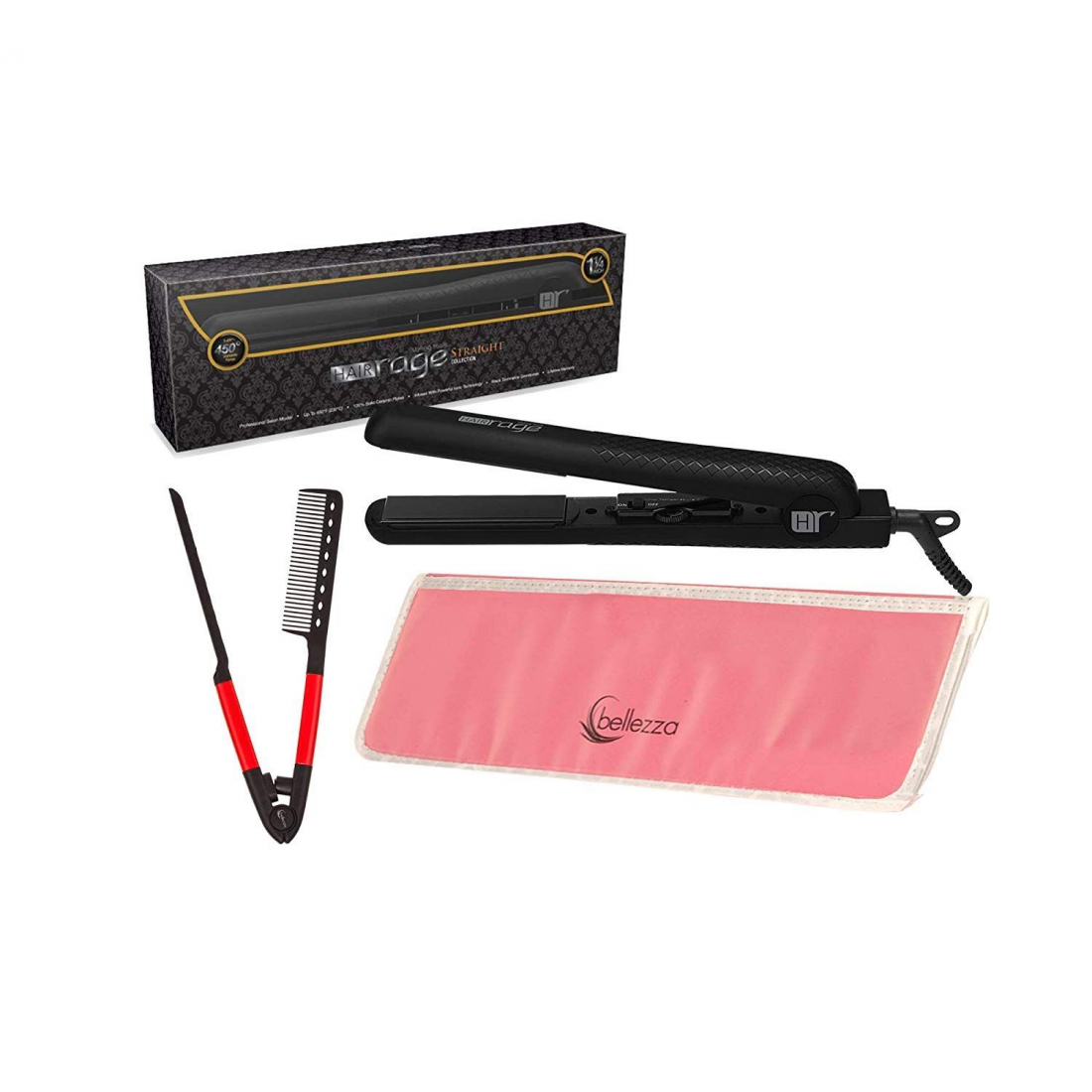 Set de coiffure - Pink Mat 3 Pièces