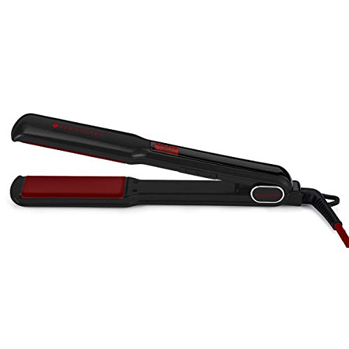 'Thermolon' Hair Straightener - Black 4 cm