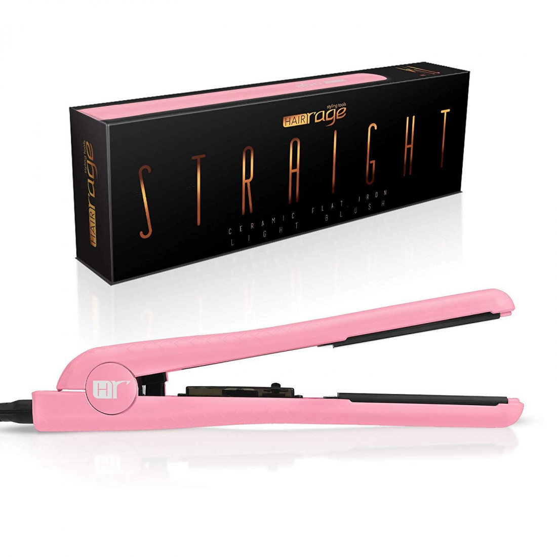 'Straight' Hair Straightener - Light Blush 4 cm