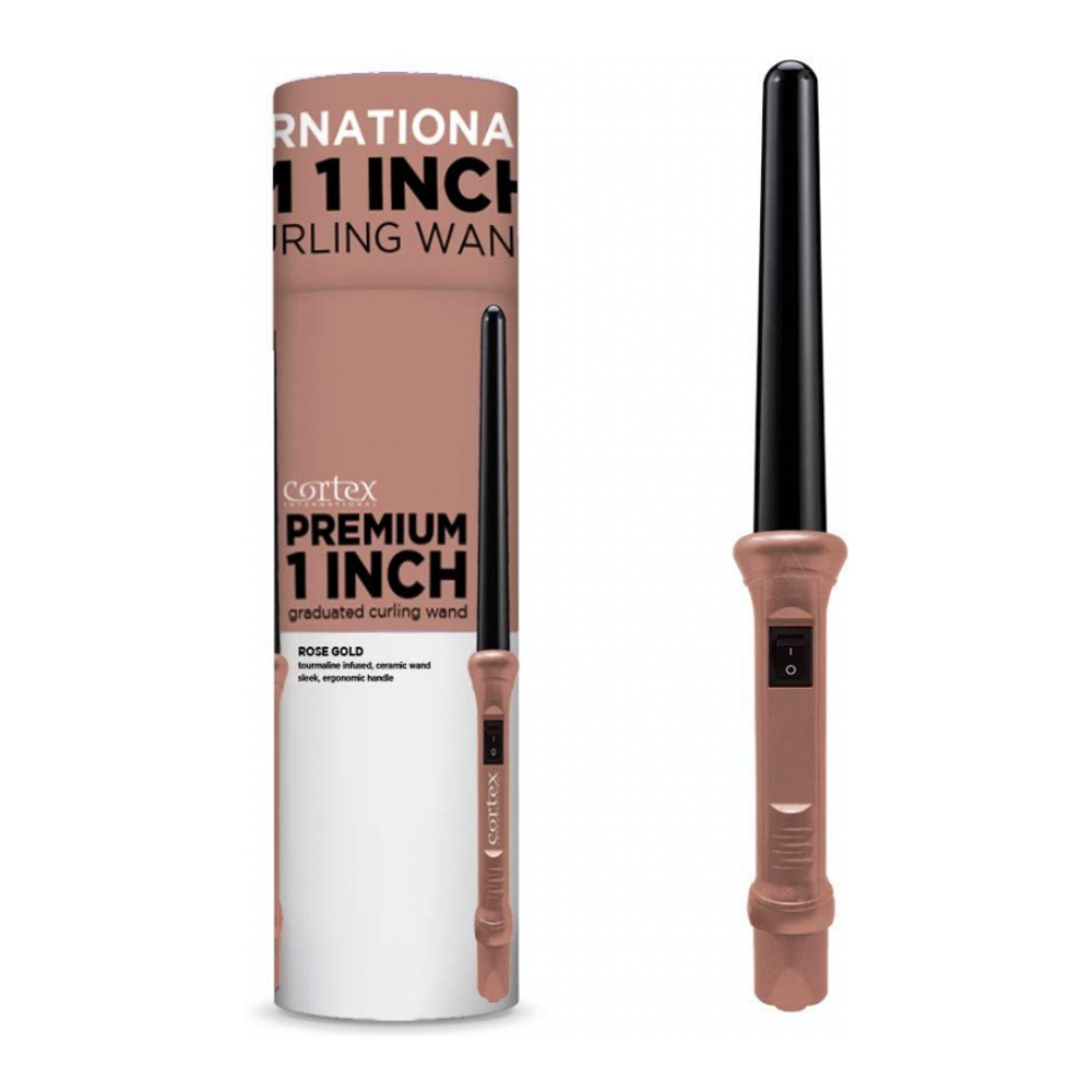 'Graduated' Curling Iron - Rose Gold 3 cm
