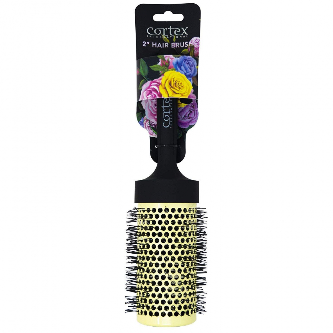 'Round' Hair Brush - Yellow