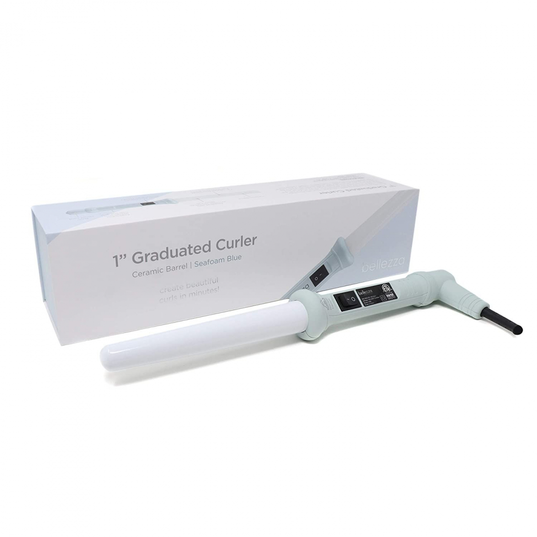 'Premium' Curling Iron - Sky Blue 3 cm