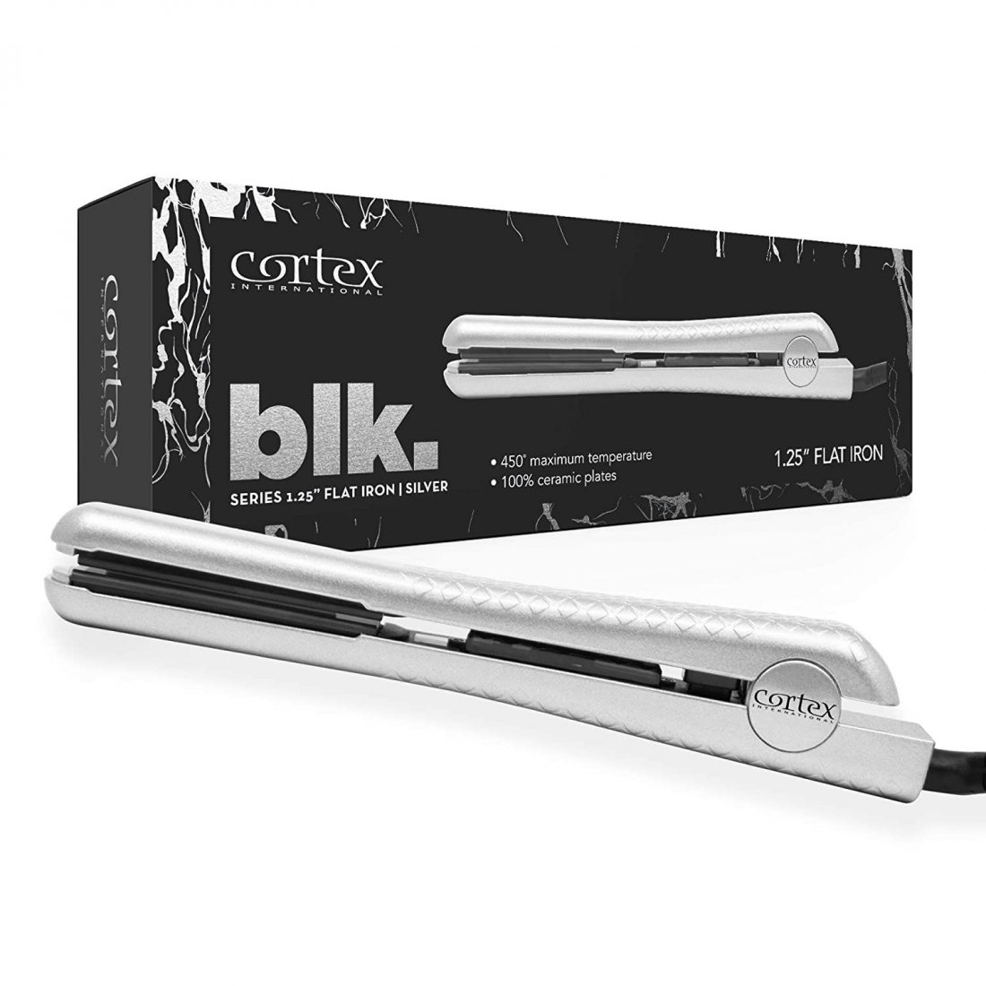 Hair Straightener - Silver 4 cm