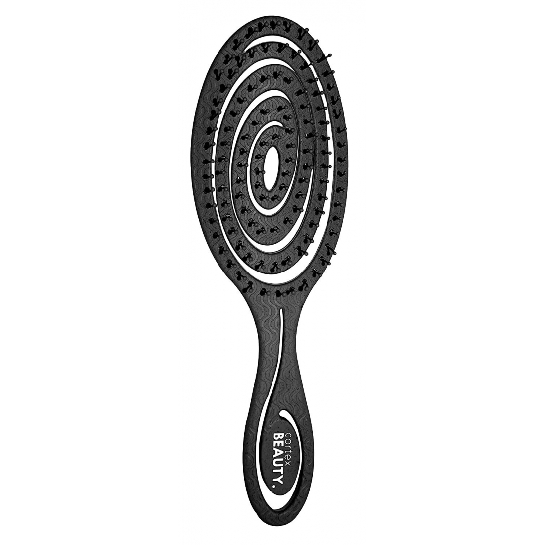 'Wheat Straw' Hair Brush - Black