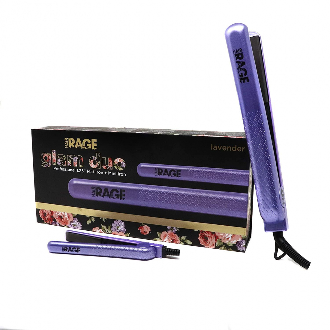Set de coiffure 'Glam Duo' - Lavender 2 Pièces