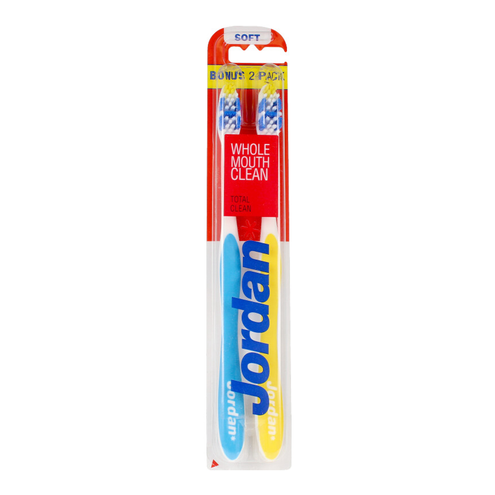 'Total Clean' Zahnbürste - 2 Einheiten - Soft