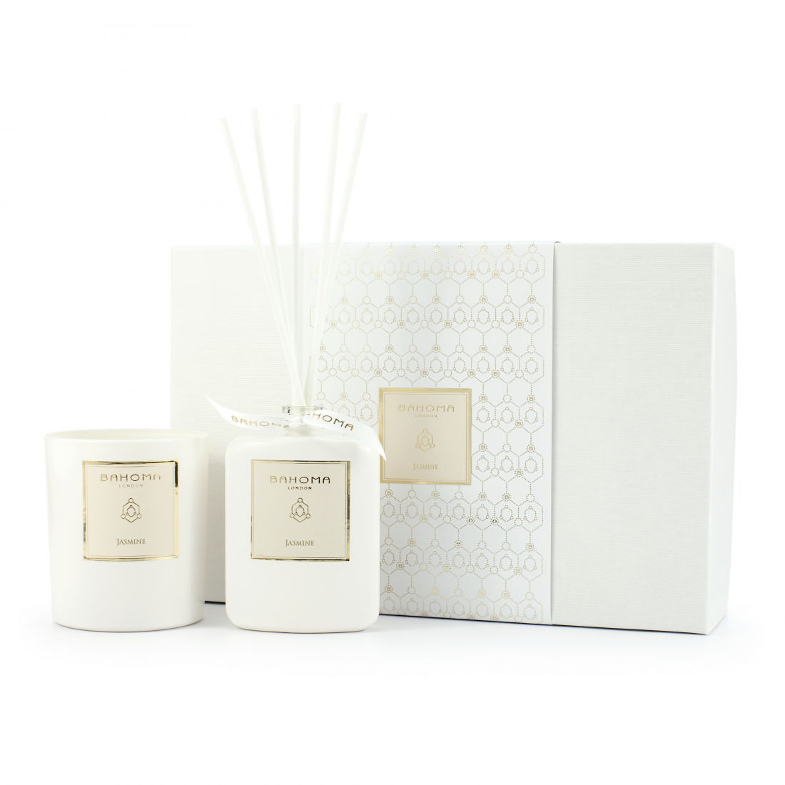 'Pearl' Kerze & Diffusor Set - Jasmine 2 Stücke
