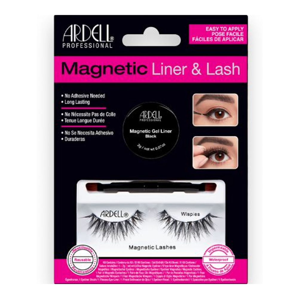 'Liner & Lash' Magnetic Lashes - Wispies