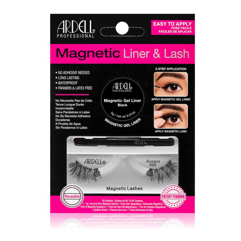 'Liner & Lash' Magnetic Lashes - Accent 002