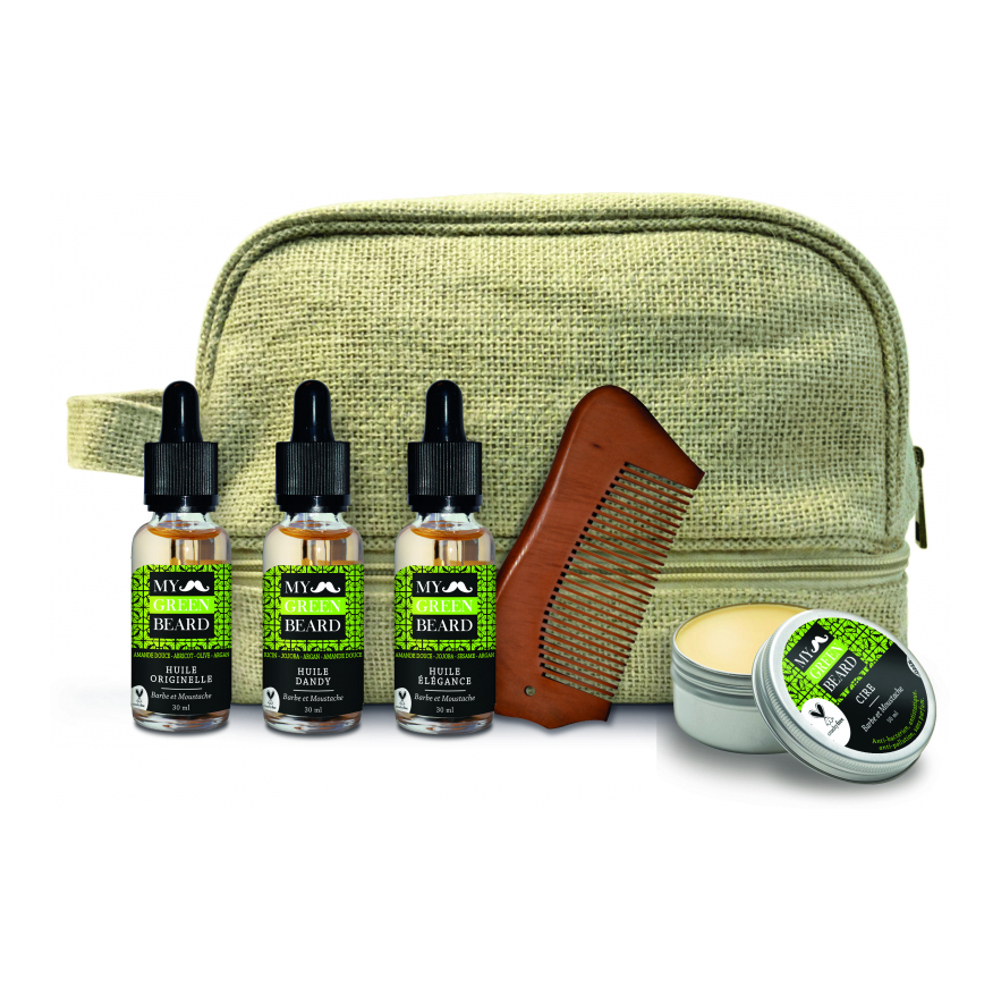 Kit de Barbe 'Oil & Wax' - 6 Unités