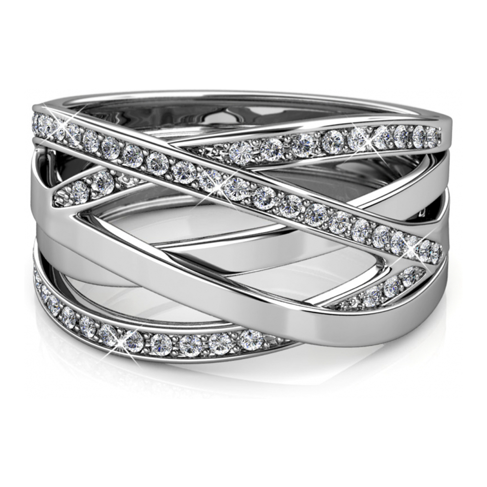Bague 'Criss Cross' pour Femmes