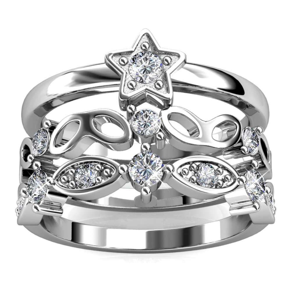 Bague 'Solar' pour Femmes - 3 Pièces