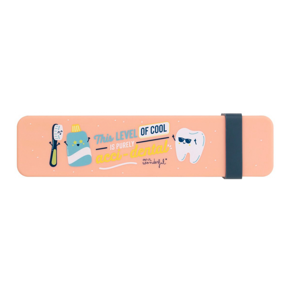 'This Level Of Cool Is Purely... Acci-Dental' Toothbrush Case
