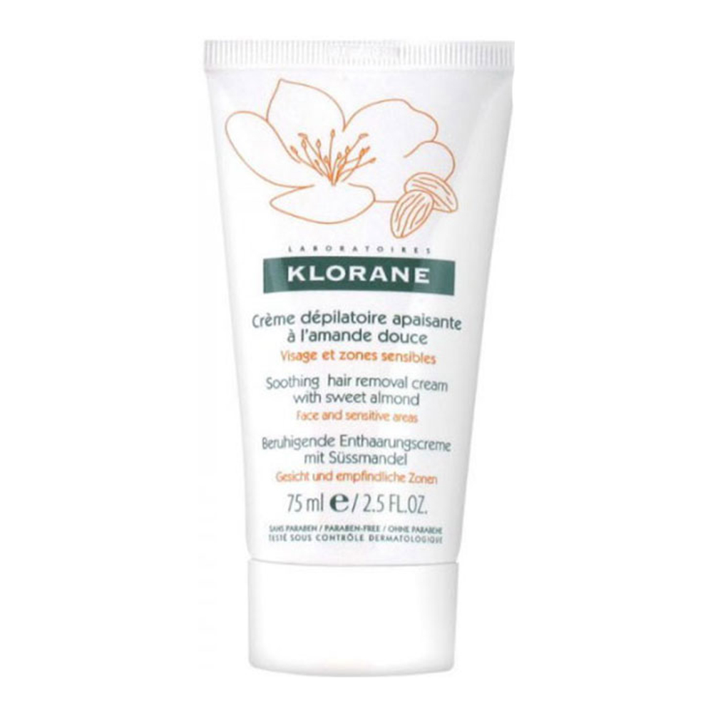 Klorane - Crème dépilatoire à l'amande douce 75 ml