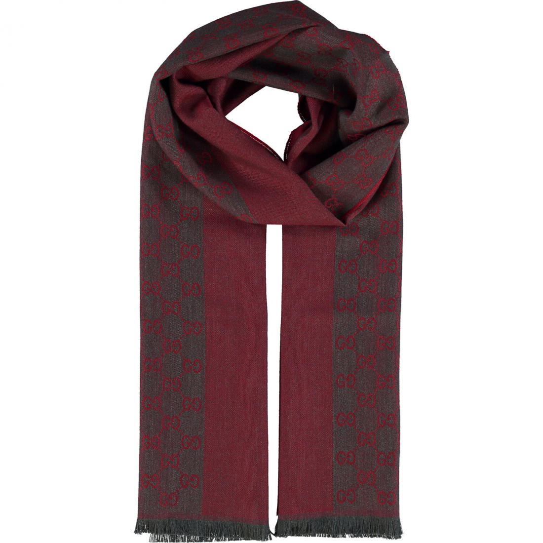 Écharpe en laine 'Monogram' pour Hommes