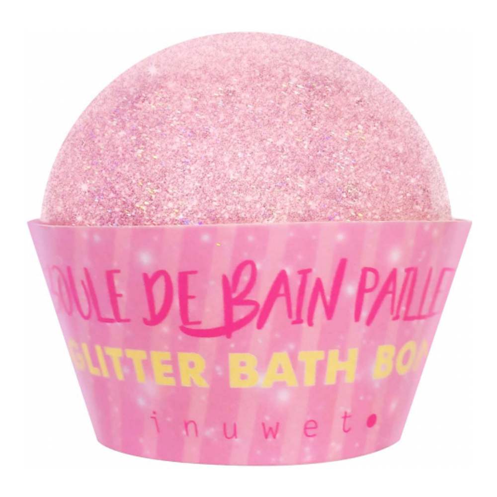 'Glitter Rose Lilas' Bath Bomb