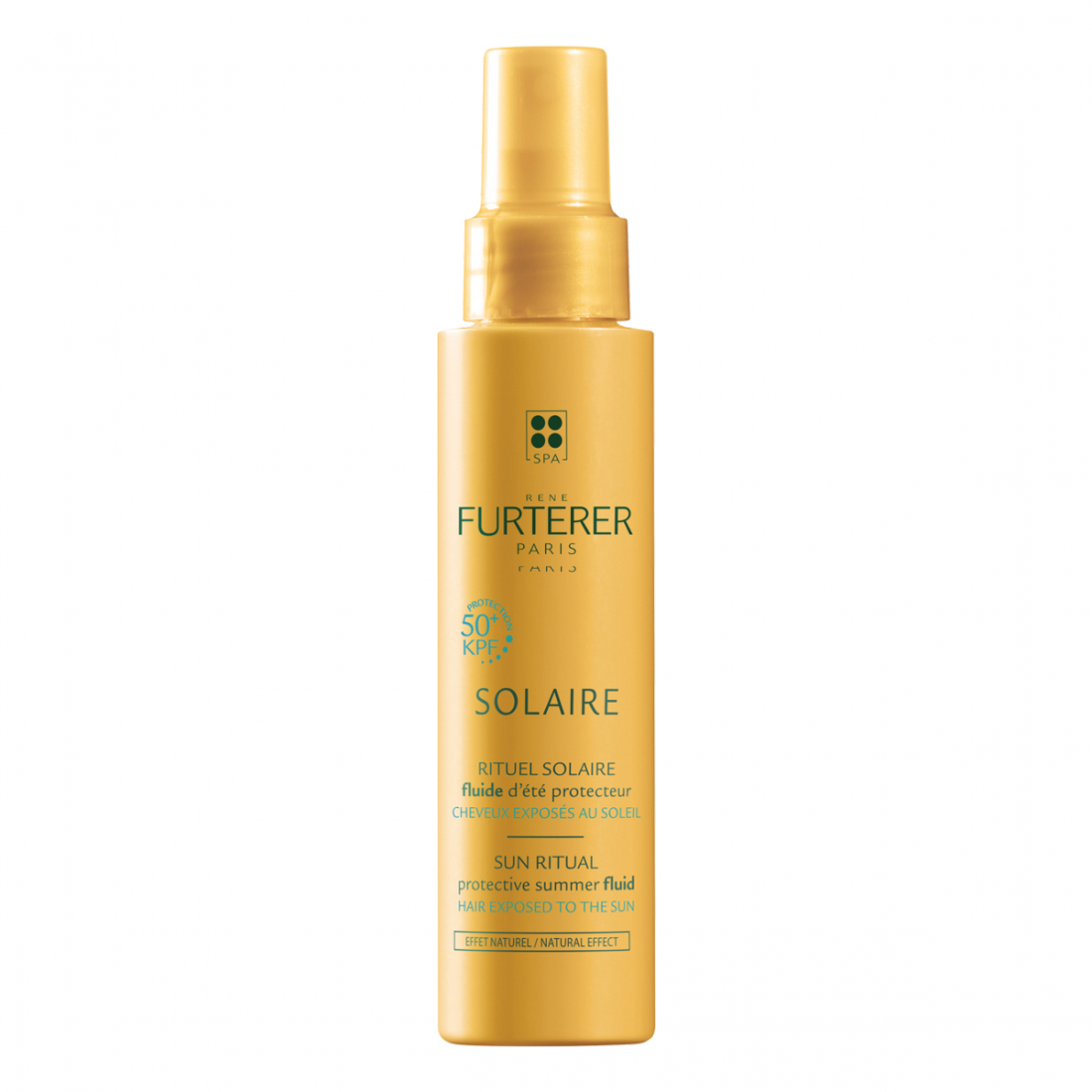 Protection solaire pour les cheveux 'Ritual Solaire Fluide d'Été KPF50+' - 100 ml