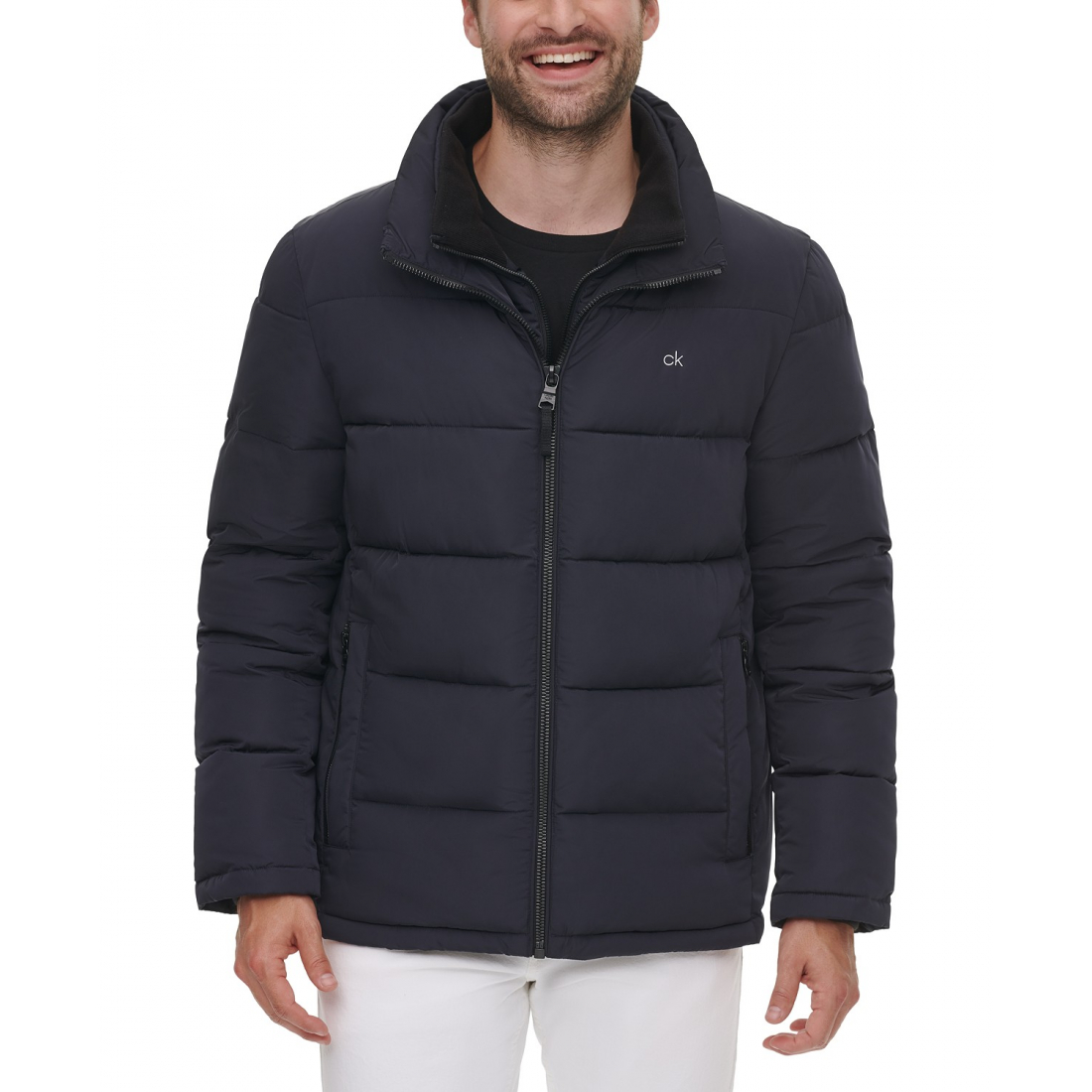 Veste matelassée 'Puffer With Set In Bib Detail' pour Hommes