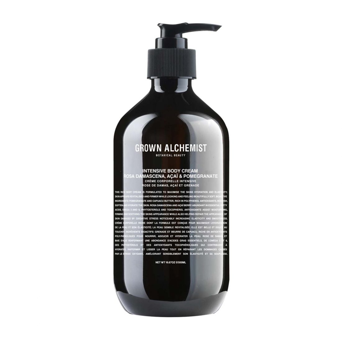 'Rosa Damascena, Açaí & Pomegranate' Body Cream - 500 ml