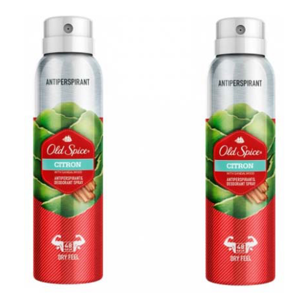 'Citron' Duo Deodorant spray - 150 ml, 2 Units