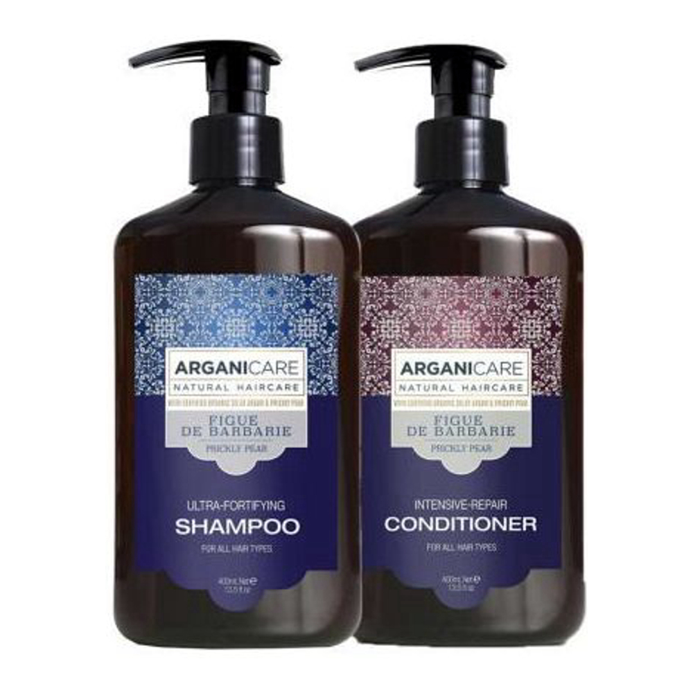 'Duo Figue De Barbarie Shampooing + Après-Shampooing' - 400 ml, 2 Pièces