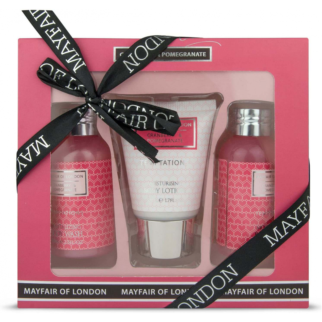 'Mayfair Temptation Pomegranate' Gift Set - 3 Pieces