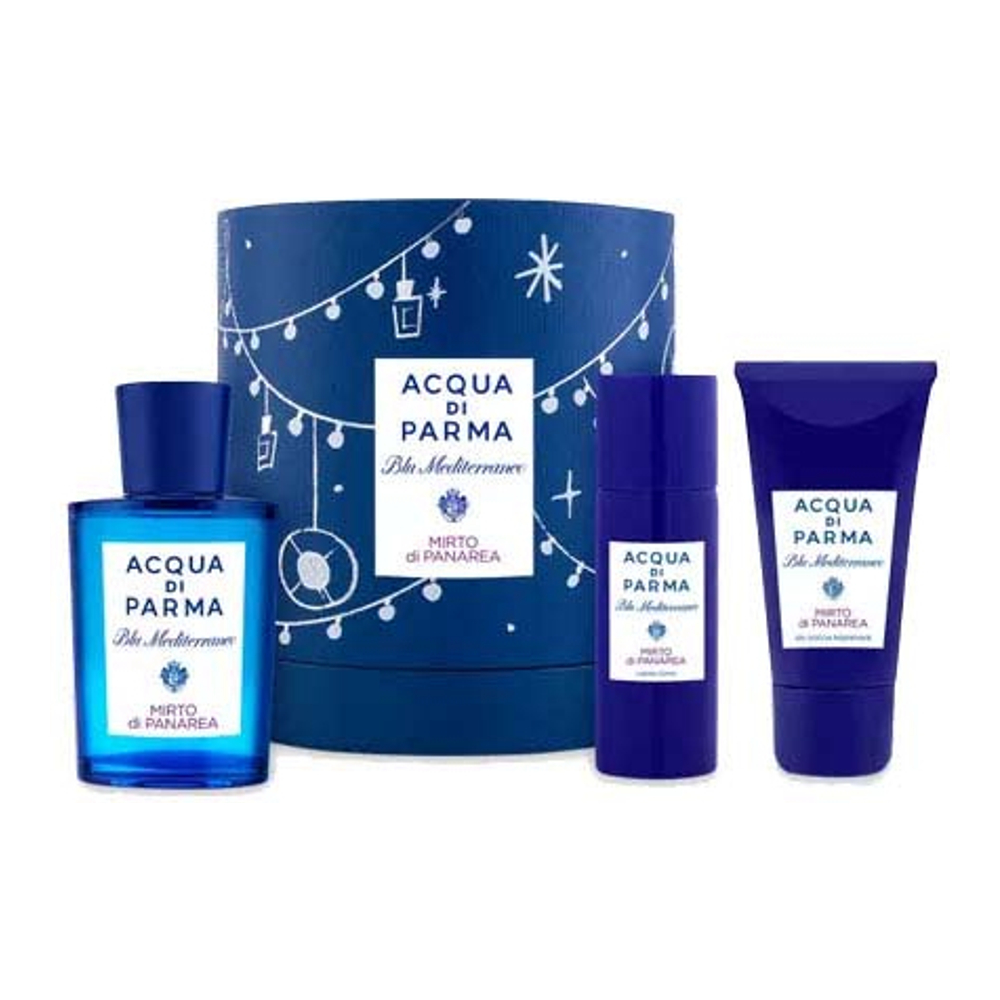 Coffret de parfum 'Blu Mediterraneo Mirto Di Panarea' - 3 Pièces