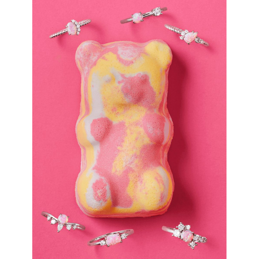 Women's 'Tie-Dye Bear' Bath Bomb Set - 100 g