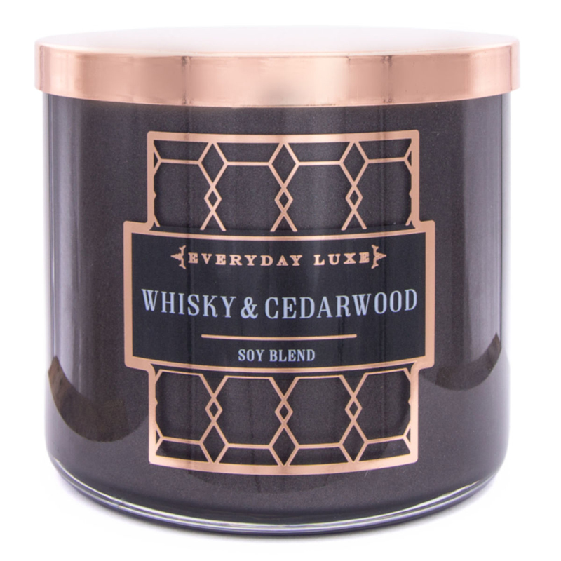 Bougie parfumée 'Everyday Luxe' - Whiskey & Cedarwood 411 g