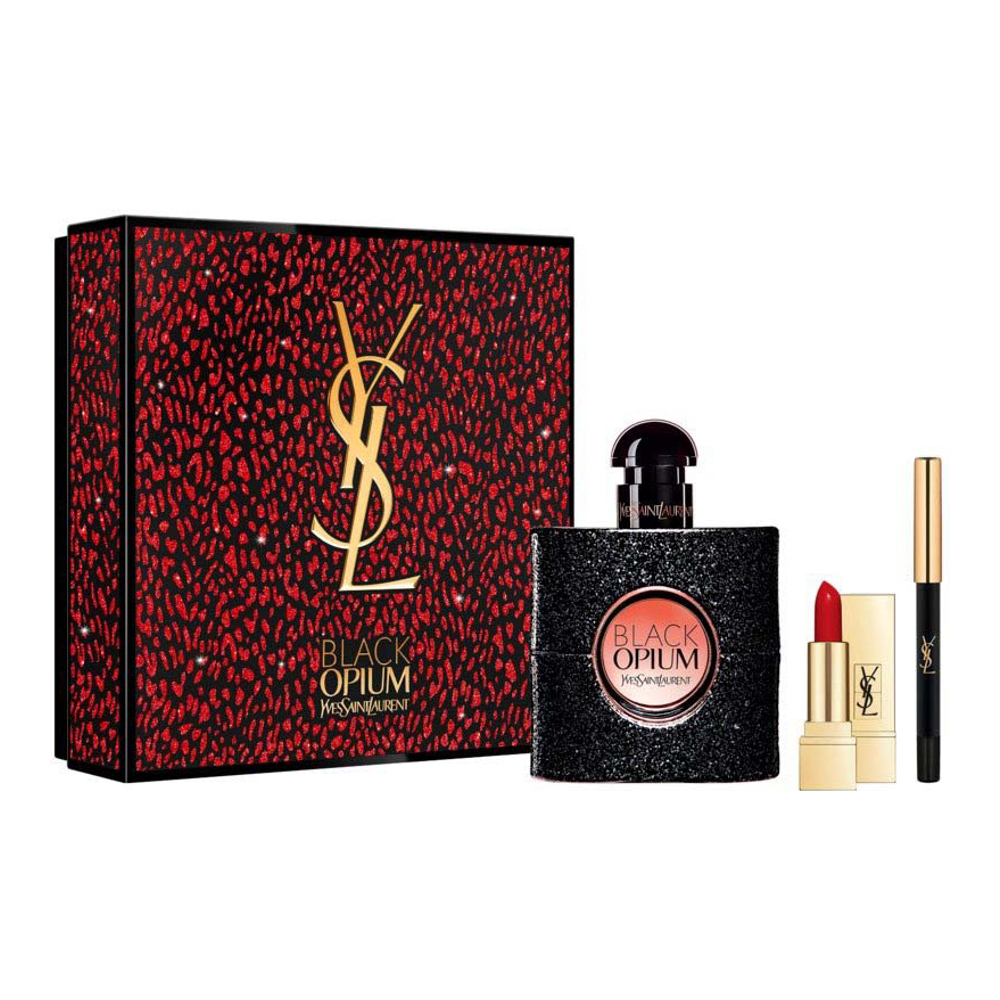 'Black Opium' Coffret de parfum - 3 Pièces