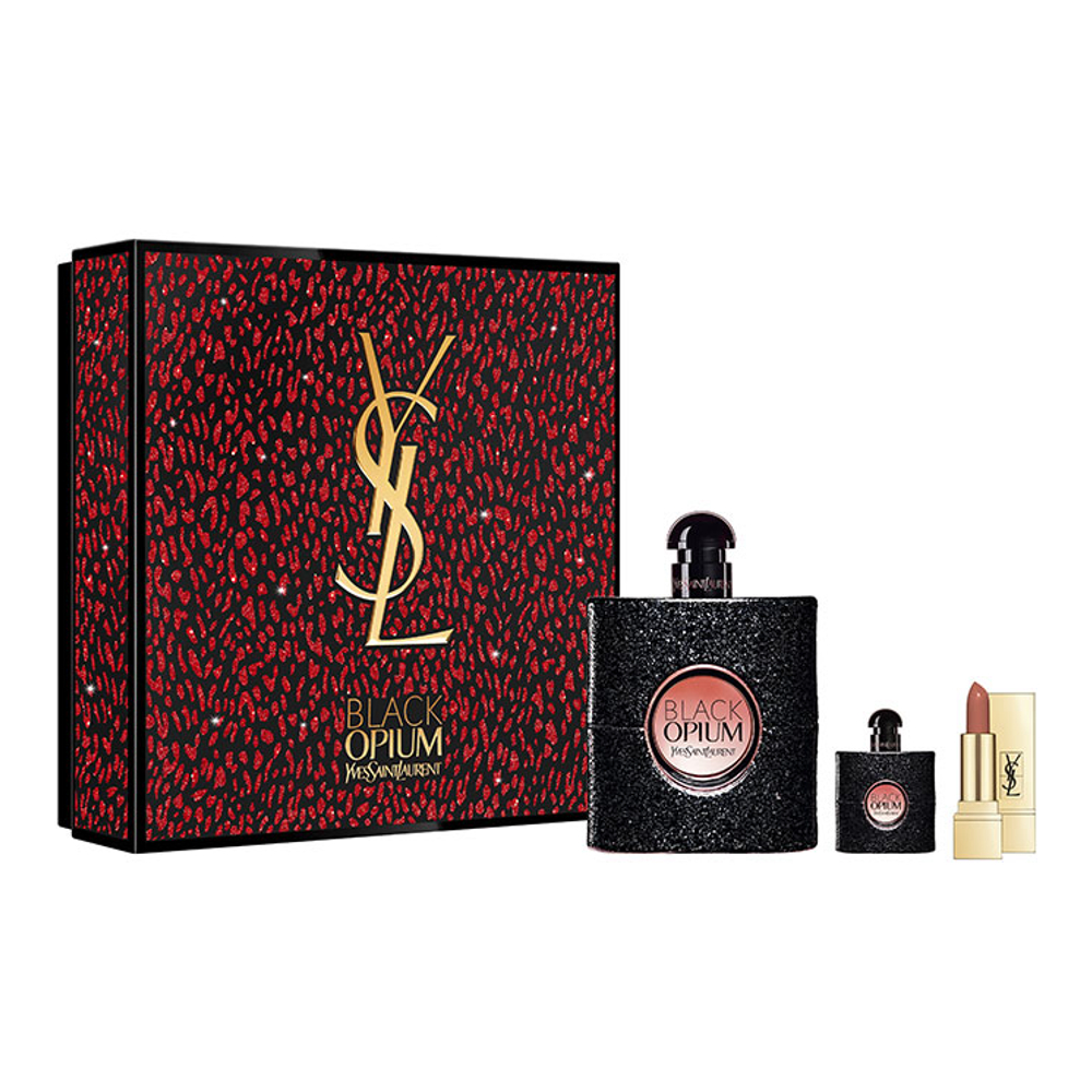 'Black Opium' Coffret de parfum - 3 Pièces